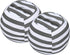 Miaowater 2 PCS Stuffed Animal Storage Bean Bag Chair Cover, Cotton Canvas with Zipper, Grey 24"