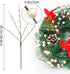 12Pcs NBGV Winter Decorations Artificial Berry Stems White Berry Picks for Christmas Holiday Flower Arrangements Home