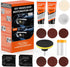 Headlight Restoration Kit for DIY Polishing, Clean Tool with Sanding Discs and Scouring Pads for Electric Drill