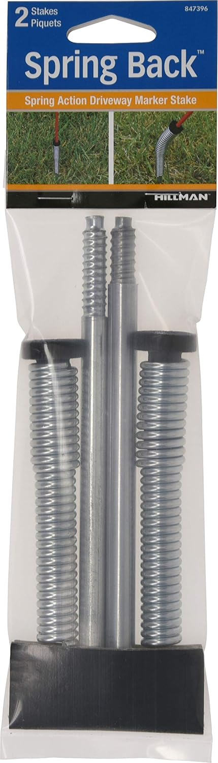 Hillman 847396 Driveway Marker Stake with Spring Back Action for Snow Poles