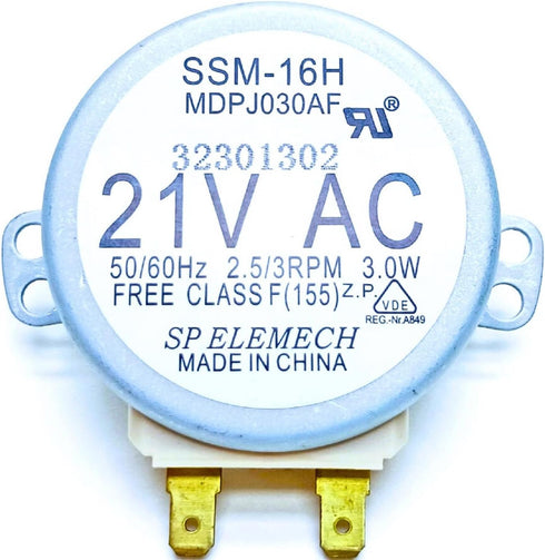 WB26X10038 Microwave Turntable Motor OEM Replacement for GE & Frigidaire, Replaces 5304408980 AP2024962