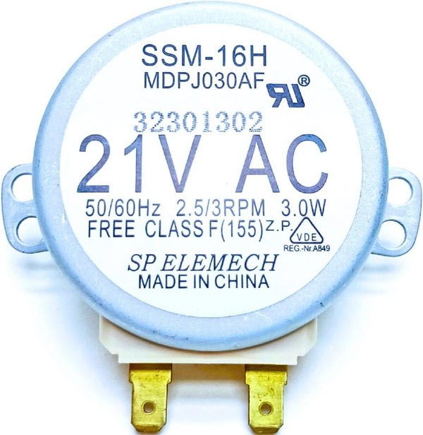 WB26X10038 Microwave Turntable Motor OEM Replacement for GE & Frigidaire, Replaces 5304408980 AP2024962