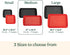 Cuisinart CPK-200 Grilling Prep and Serve Trays, Large Black and Red 17 x 10.5