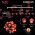 40 12.5ft suddus LED Fairy Lights Battery Powered, Pink Rose Flower String Lights with Remote, Valentine Lights