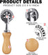 Pastry Wheel Cutter, Ravioli Crimper Wheel for Home and Kitchen Use, 1.3 inch