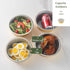 7" Sturdy Aluminum Foil Pans with Lids - 5 Pack Heavy Duty Reusable Tin for Cooking and Baking
