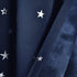 52" 108" Lush Decor Star Blackout Window Curtain Panels Pair W x L Navy - Blackout Curtains for Bedroom - Dark Blue