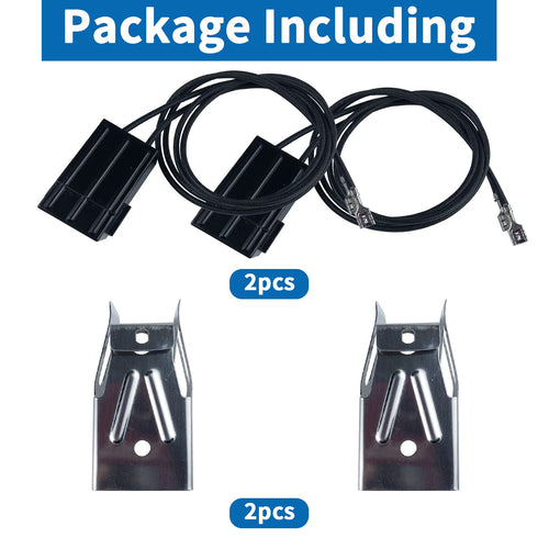 WB2X8228 Wire Kit and Element Receptacle - Compatible with GE Hotpoint Electric Ranges, 2 Pack