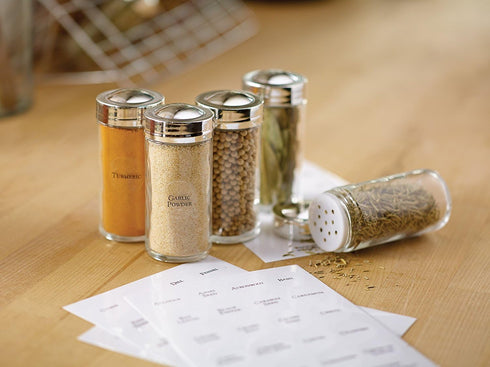 KitchenArt EZ Spice Label Set, 100-Piece