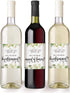 Printed Party Bridesmaid Proposal Wine Bottle Label Gift, Greenery, Set of 8