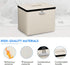 17 13 13 inch Tamfile Small Ottoman with Storage, x x Fireproof Safe Folding Ottoman with Lock for Important Documents