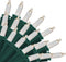 Brite Star 35 Lt Straight Line Lights, Clear, Green Wire