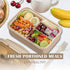 LOVINA Bento Box for Adults and Kids - 1400ML Portable Meal Holder with Spoon & Fork, Leak-Proof, BPA-Free