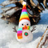 Honoson 5 7 Pieces Colors Changing Glowing Snowmen Light Christmas Snowman Light Changing LED Night Light Table