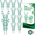 12 Pack Stackable Plant Trellis for Potted Plants, Garden Trellis Supports Peas,
