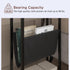 3 Narrow Side Table, Tier Small Side Table for Small Spaces, Morden Slim End Table with with Storage Holder, Narrow