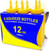 New Star Foodservice 26498 Plastic Squeeze Bottles, 12 oz, Yellow, Pack of 6