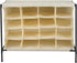 Simplify 16 Pair Shoe Rack with Cover | Stackable | Storage &