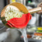 Clip On Strainer Silicone for All Pots and Pans, AUOON Pasta Strainer for Meat, Vegetables, Fruit