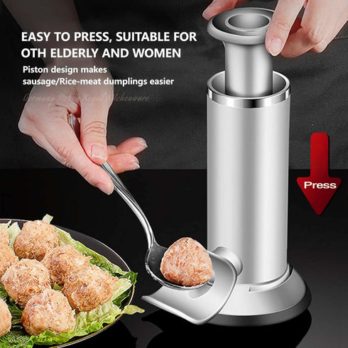 2 1 Commercial 2 Sausage Stuffer Meatball Maker - in Vertical Sausage Maker Machine Sausage Making Kit - Homemade