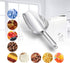 E-far Stainless Steel Ice Scoop Set, Ideal for Ice Cube/Coffee Bean/Food/Candy/Flour/Popcorn, Set of 3 (5-8-12 Ounce)