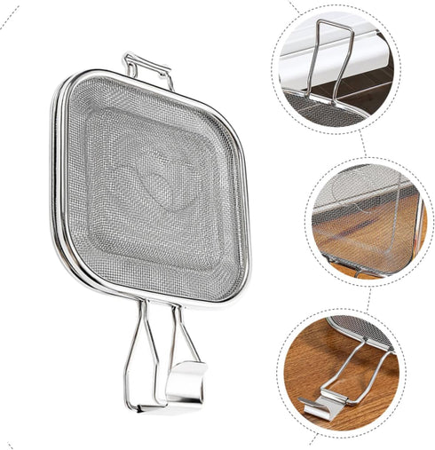 SUPVOX Sandwich Grill Folding Tray - Microwave Toaster Sandwich Maker for Bread Slice Grill Oven