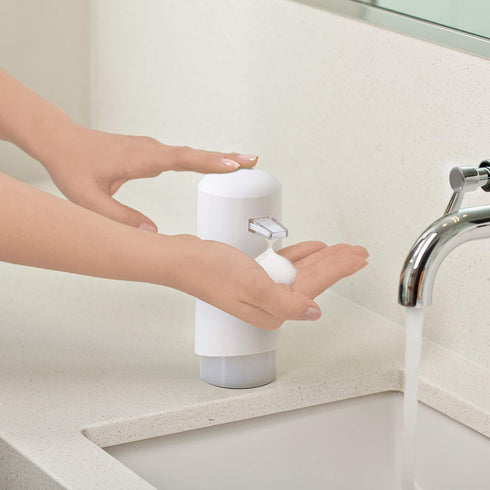 Better Living Products 70250 Matte White Foam Soap Dispenser