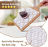 Shelf Liners for Kitchen Cabinets 12in x 10FT Non Adhesive Drawer Liner Gold Quatrefoil Thickened Shelf Liner Paper Strong Non-Slip Easy to Clean for Tool Box Refrigerator with Knife and Tape Measure
