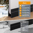 GroTheory 2 Pack Under Door Draft Stopper, Weather Stripping Door Seal, 39" L, Black, Garage Window Blocker Insulation