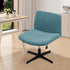 Armless LiveGo Chair Covers, Elastic Criss Cross Chair Cover, Perfect for Vanity/Mid Back Wide Seat Accent/Office Desk