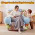 NTYNTY 37.8" 37.4", 0.35mm 330lbs Clear Stuffed Animal Storage Chair, x Thick PVC, Load, Waterproof Transparent plush