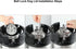 Corny Carbonation Keg Lid, Ball Lock Keg Lid with Diffusion Stone, Pressure Relief Valve, Clamp and Tube for Homebrew