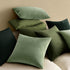 MIULEE Pack of 2 Velvet Soft Solid Decorative Square Throw Pillow Covers, 18x18 Inch, for Sofa, Bedroom, Car