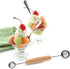 Norpro Double Melon Baller with Wood Handle, 8 In.