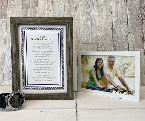 Gift for Dad from Son or Daughter - Dad, Now That I'm Older for Father's Day, Christmas, Birthday