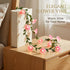 30 Cherry Blossom Decor Flower String Lights Vines with Fairy Lights Christmas, LED Copper with Remote Control Battery