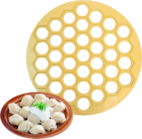 Russian Ravioli Maker Dumplings Mold - Pelmeni Plastic Mold for Siberian Pelmeni Meat - Dumpling Maker Machine