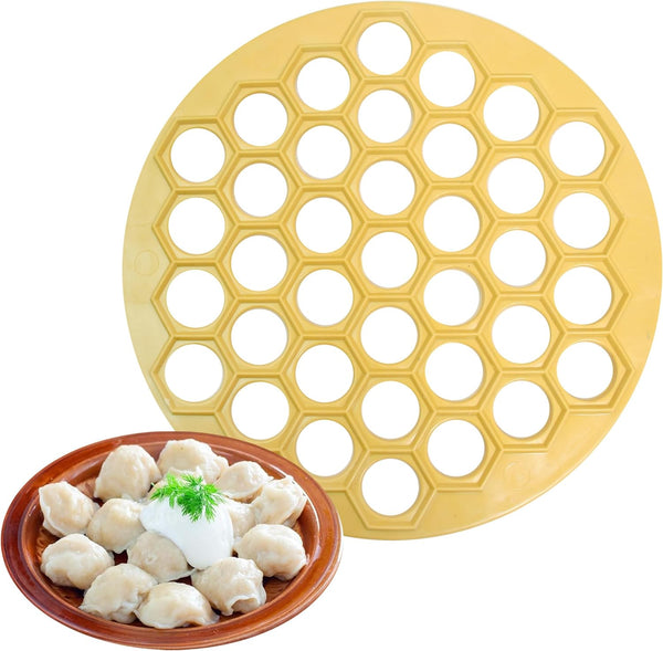 Russian Ravioli Maker Dumplings Mold - Pelmeni Plastic Mold for Siberian Pelmeni Meat - Dumpling Maker Machine