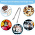 Cheese Knives Set with Wooden Handle, Mini Steel Cheese Knife Set for Charcuterie and Serving