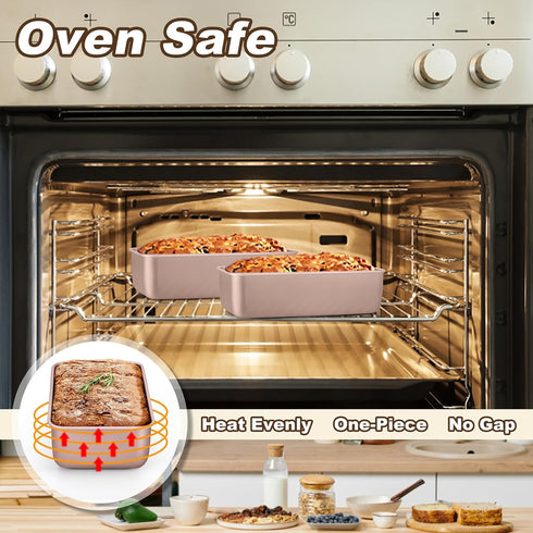 9 5 Inch LIANYU x Bread Loaf Pan for Baking, Stainless Steel Loaf Toast Baking Pans for Homemade Bread Meatloaf Lasagna