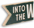 Into the Woods Arrow Wood Wall Decor - Rustic Wall Art for Cabin, Lodge, or Man Cave