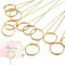 Hotop 30 Pcs Floral Card Holder Pick, Metal Wire Flower Place Card Stick for Centerpiece Table Wedding Favor