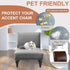 Armless Eco-Ancheng Chair Slipcover - Removable, Washable, Printed Covers for Living & Dining Room