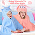 3 27.5 50 Inch 3-10 Moukeren Pcs Hooded Towel for Kids x Large Toddler Baby Bath Towel Coral Fleece Soft Absorbent Kids