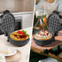 Mini Waffles Maker, Small Non-stick Waffle Iron for Breakfast Belgian Waffles, Portable Pancake Maker Machine for Kids,