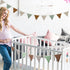 2 7.75 Oudain Pcs Pennant Banner Flags Nursery Garland Triangle Bunting Flags Playroom Wall Decor Banner for Nursery