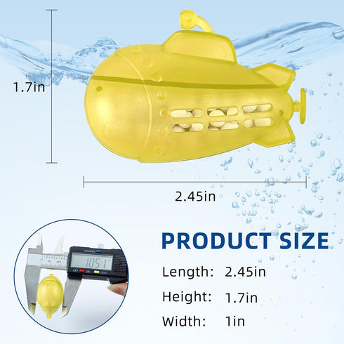 AMI PARTS 6 pcs Humidifier Cleaner Float Submarine - Universal Tank Cleaner for Humidifiers & Fish Tanks