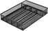 titivate Kitchen Cutlery Tray, Silverware Drawer Organizer with 5 Compartments for Forks/Knives/Spoons (Black)