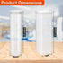 Home-X Set of 2 Saltine Cracker Sleeve Storage Container / Cookie Keeper, 1 Round and 1 Square