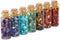 SUNYIK 7 Chakra Stone Wishing Bottles - Set of 7 Tumble Chip Crystal Healing Reiki Wicca Stones